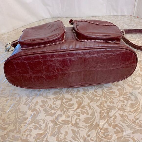 Multisac Crossbody Large Handbag Many Compartments Vegan Leather NWOT Gorgeous - Picture 8 of 10
